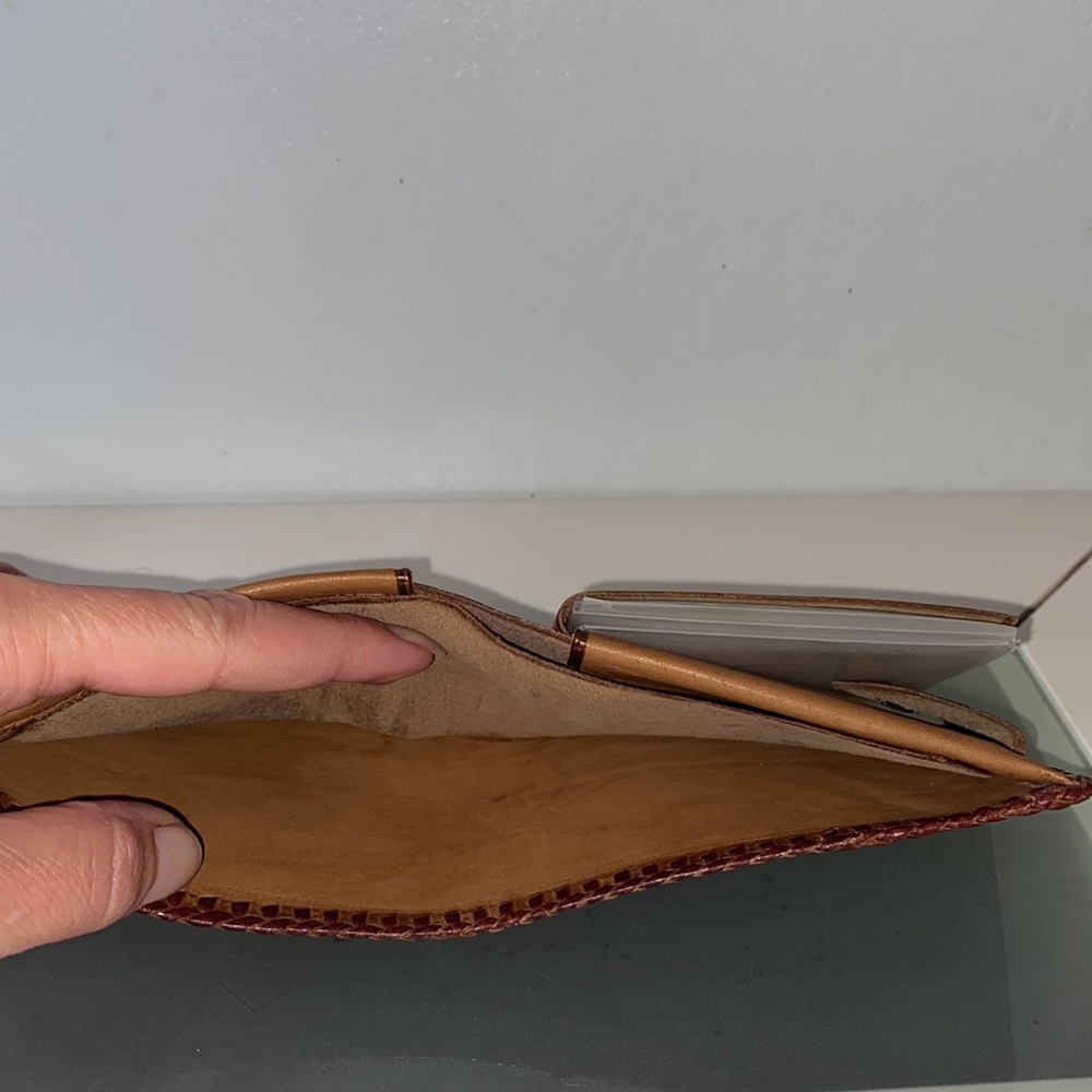 Vintage Tooled Leather Horse & Barn Country Western Wallet Billfold - Picture 13 of 16